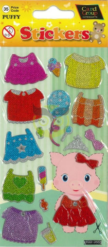 Picture of DRESS UP PIG STICKERS